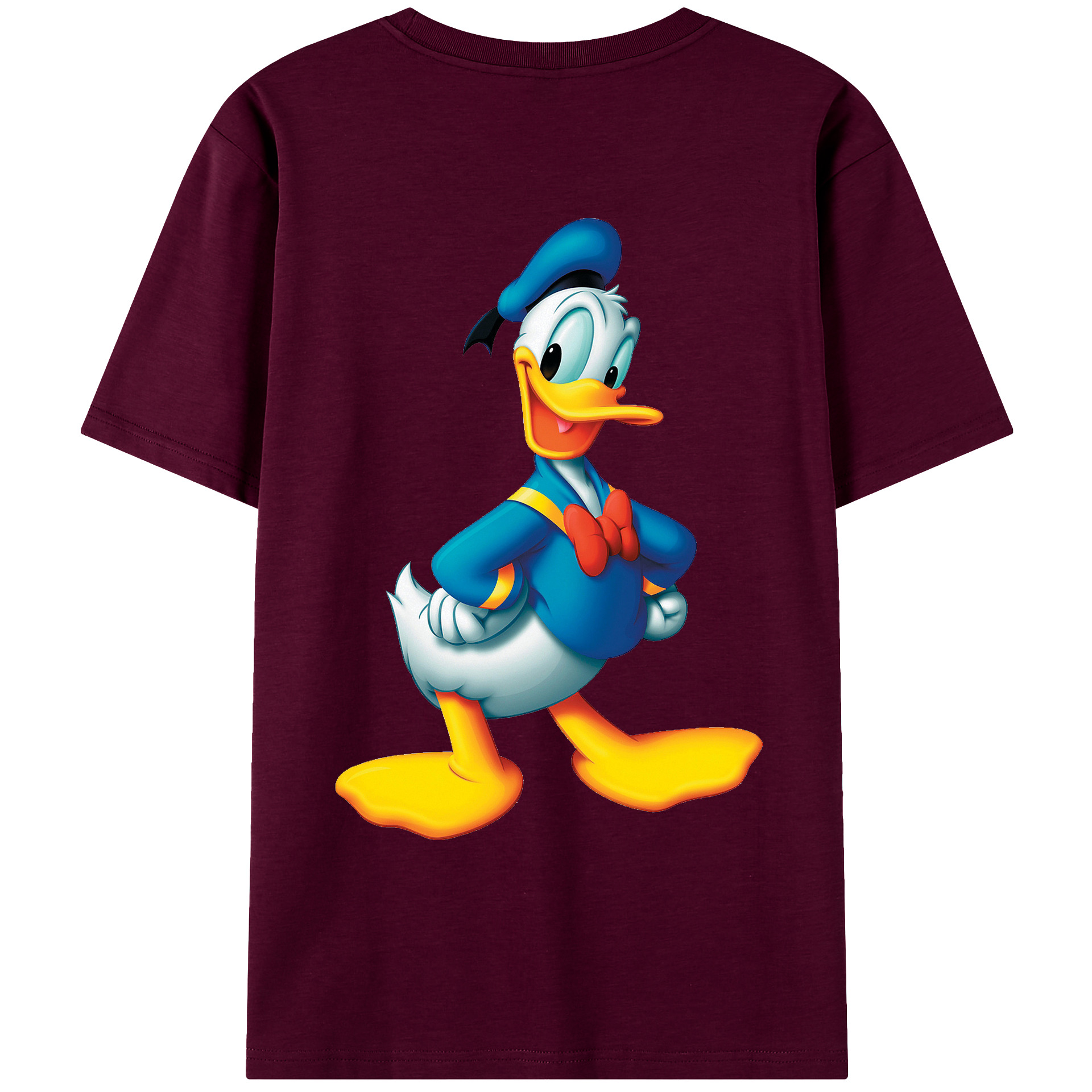 （画像用） ミッキーマウス Mickey Mouse レディース半袖Tシャツ(バックプリント)